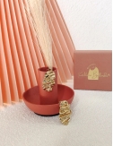 Boucles d'oreilles Plateau rosa