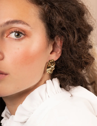 Boucles d'oreilles Plateau rosa