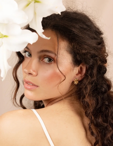 Boucles d'oreilles Plateau Rosa mini