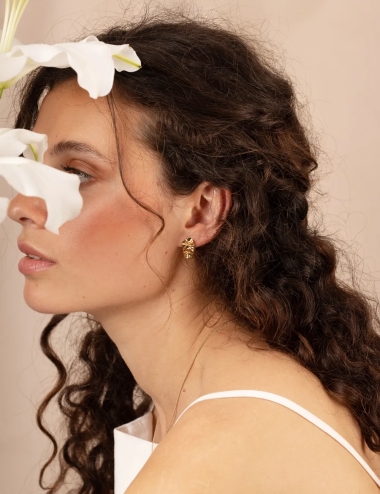 Boucles d'oreilles Plateau Rosa mini
