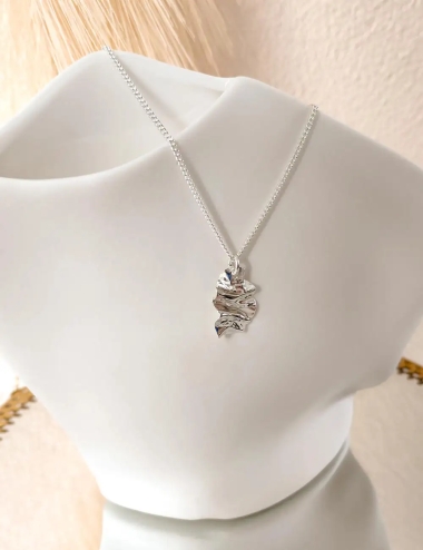 Collier Plateau Rosa Mini